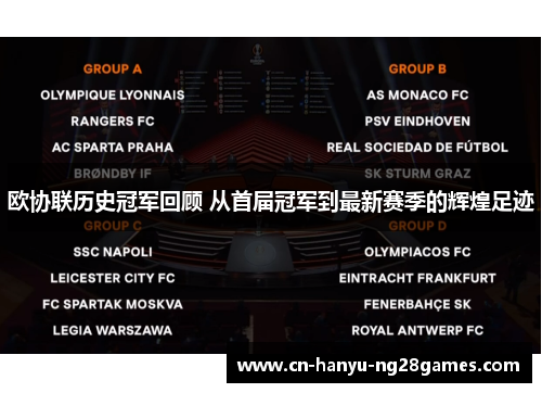 欧协联历史冠军回顾 从首届冠军到最新赛季的辉煌足迹
